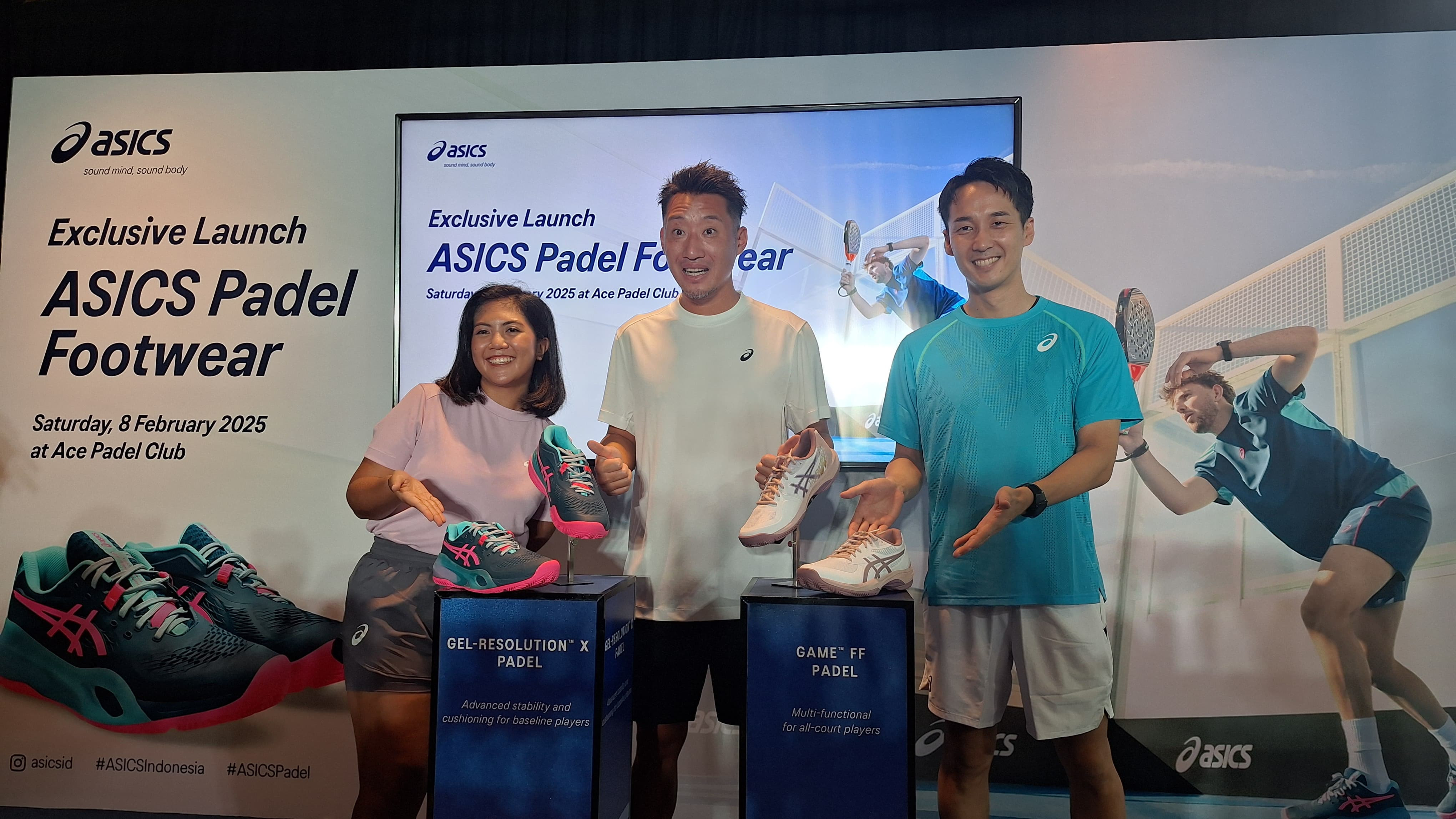 ASICS Hadirkan Sepatu Padel Pertama di Indonesia