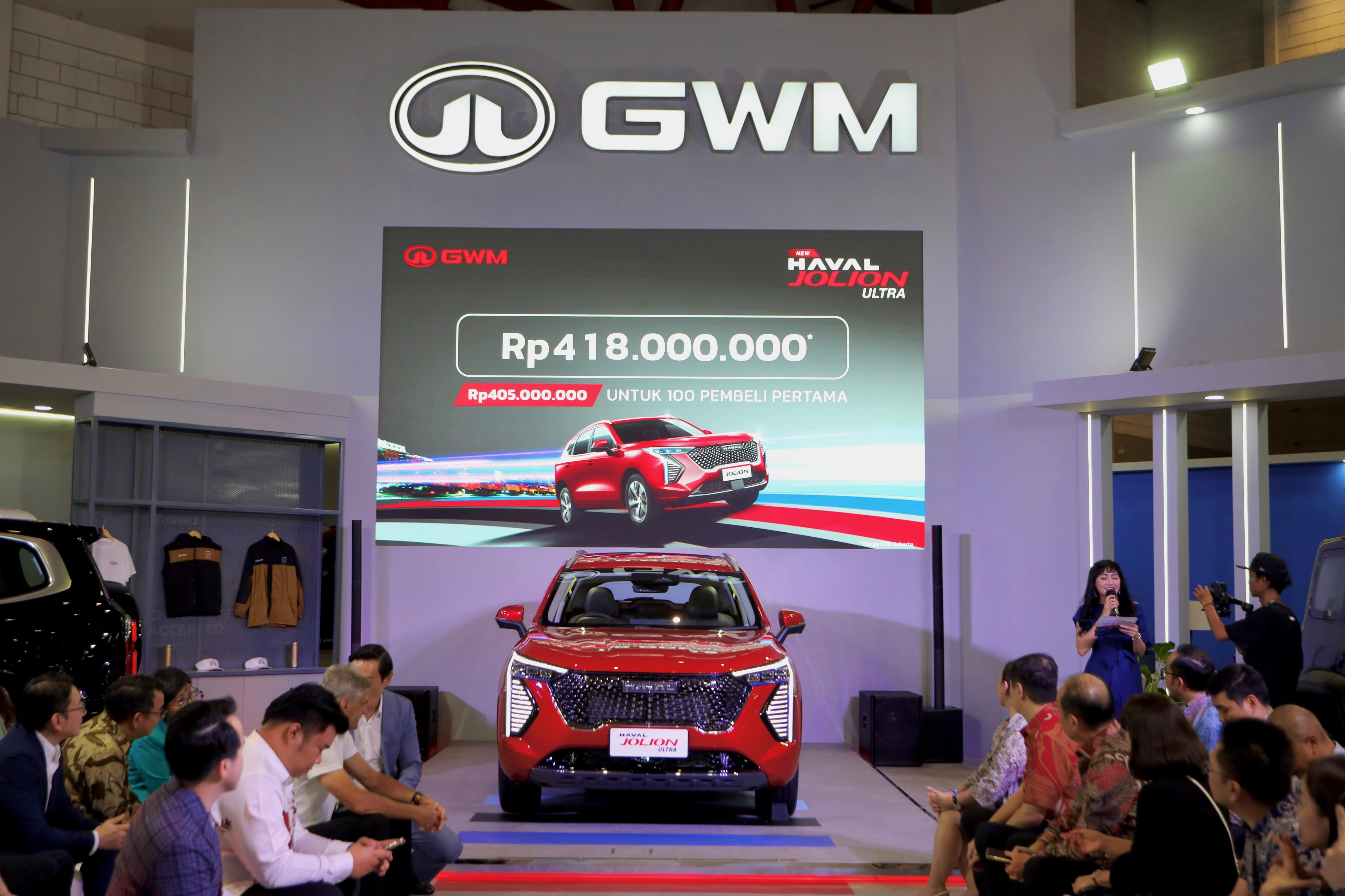 Dilengkap Compact SUV, GWM Indonesia Luncurkan Varian Baru Haval Jolion Ultra HEV