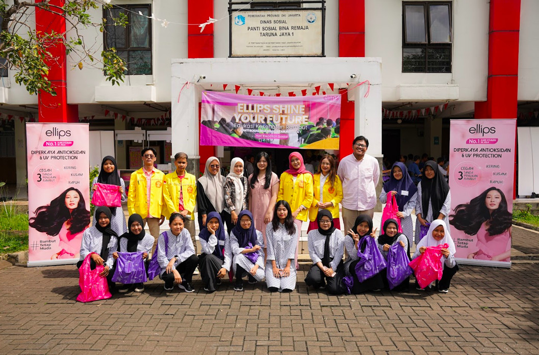 Ellips dan Mahsiswa UI Edukasi Kesehatan Rambut ke Warga Binaan