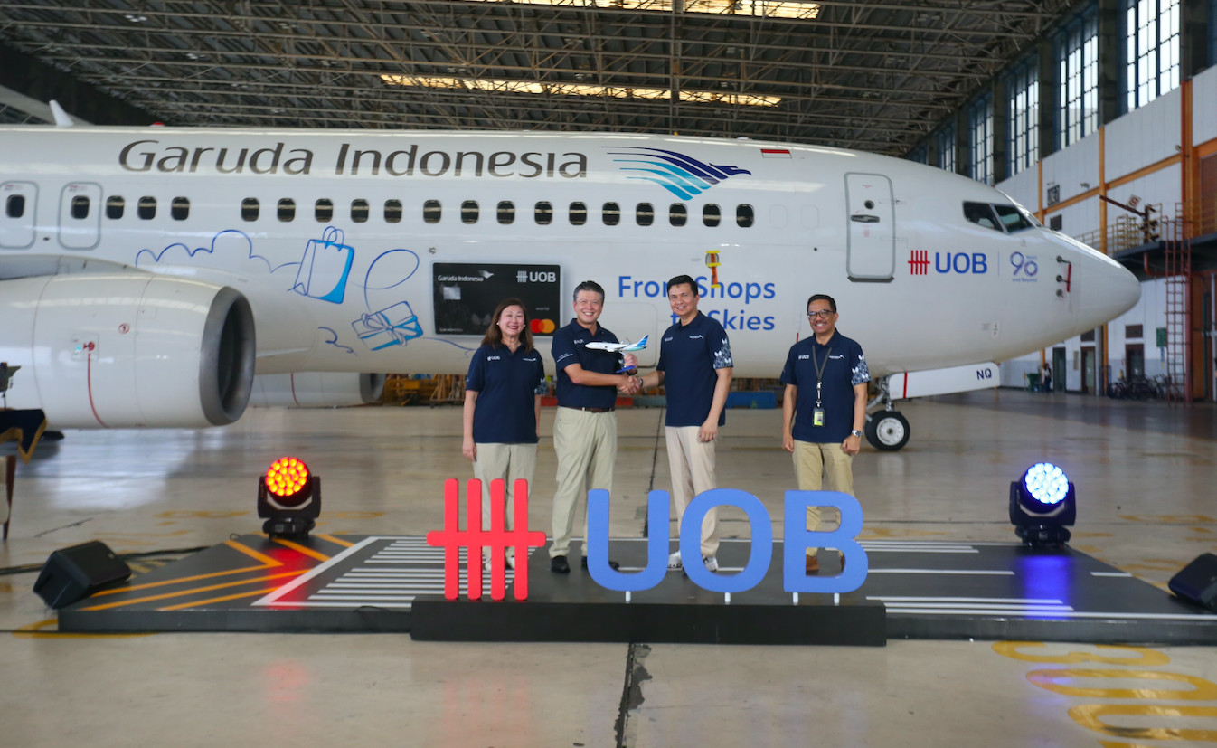 UOB Indonesia dan Garuda Indonesia Luncurkan Livery Eksklusif