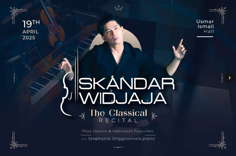 Violinis Iskandar Widjaja Gelar Konser Tunggal di Jakarta