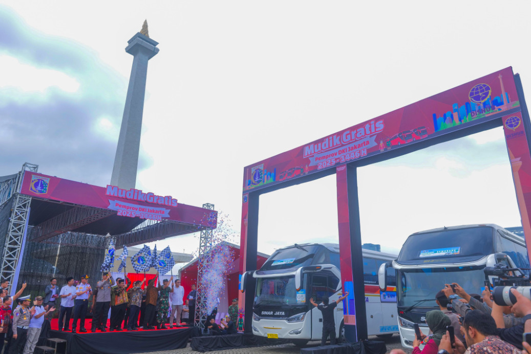 OMG dan Dinas Perhubungan Berangkatkan 37 Ribu Pemudik