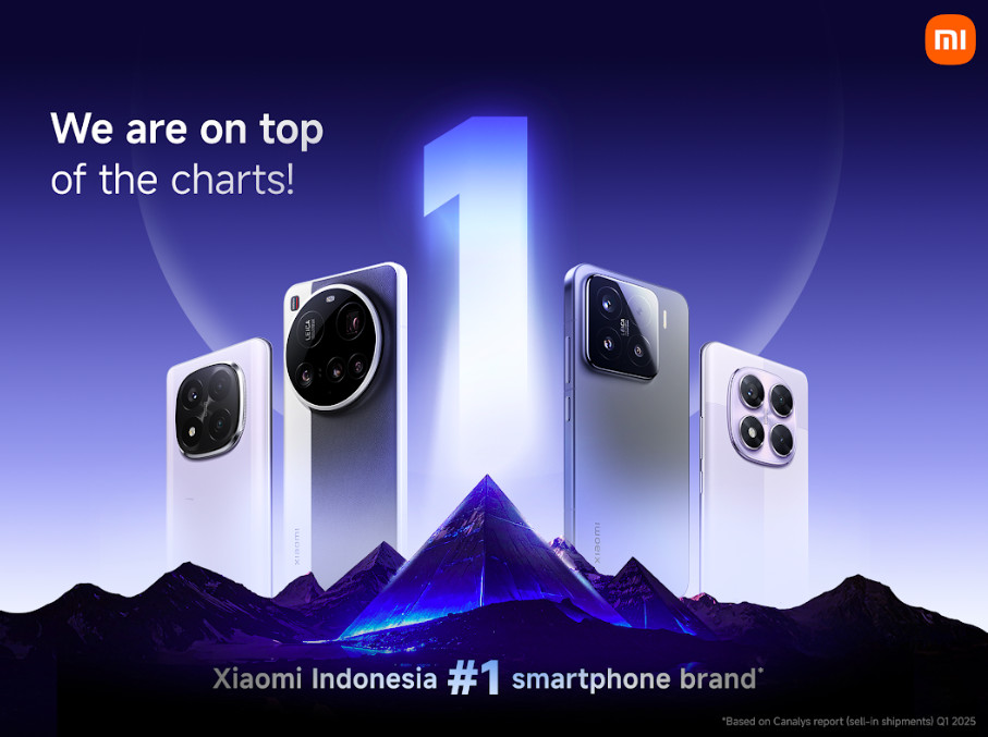 Xiaomi Kembali Duduki Puncak Pasar Smartphone Indonesia di Kuartal Pertama