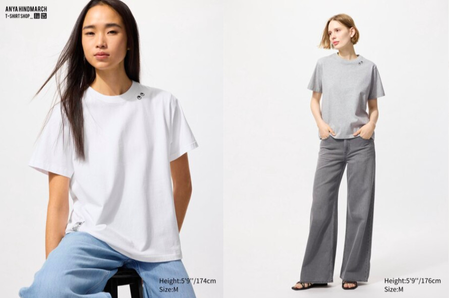 T-shirt Statement Terbaru dari Koleksi Kolaborasi UNIQLO x ANYA HINDMARCH Summer 2025