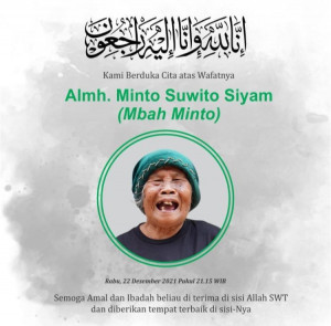Mbah Minto, Nenek YouTuber Asal Klaten Tutup Usia
