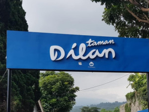 Terinspirasi dari Film "Dilan 1990", Taman Dilan Diresmikan
