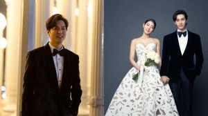 Kondangan, Lee Min Ho Beri Selamat untuk Park Shin Hye dan Choi Tae Joon