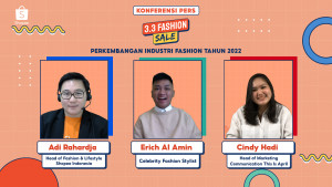 Kampanye 3.3 Fashion Sale, Dukungan Shopee pada Industri Fashion Indonesia