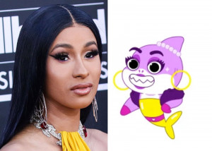 Rapper Cardi B Jadi Pengisi Suara di Serial Animasi "Baby Shark"