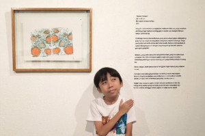 Penyandang Autis Mahesa Damar Sakti Gelar Pameran Grafis di Bandung