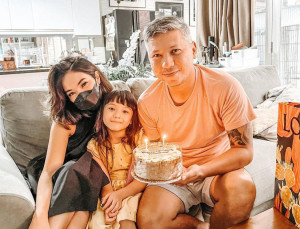 Bersama Gempi, Gisella Anastasia Rayakan Ulang Tahun Gading Marten ke-40