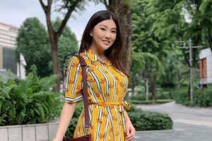 OOTD Daster Ala Sarwendah, Tetap Tampil Stylish di Tengah Gempuran Fashion Branded