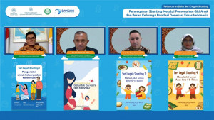 Danone Indonesia, PKGM, FK-KMK, dan UGM Luncurkan Buku Seri Cegah Stunting