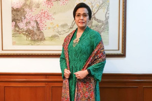 Potret Tampil Elegan Pakai Kebaya Ala Sri Mulyani