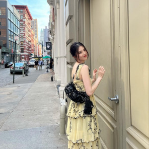 Potret Han So Hee di New York City