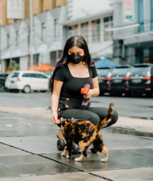 Beredar Foto Beri Makan Kucing Liar, Ariel Tatum Akui Dulu Sempat Benci