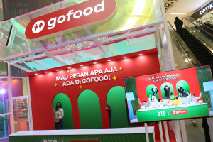 Annyeong ARMY! Gojek Hadirkan BTS-Gojek Space Installation di Jakarta