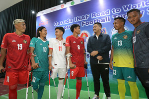 Rexona Dukung Timnas Garuda INAF di Piala Dunia Sepak Bola Amputasi 2022