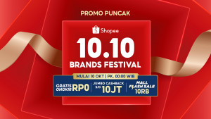 Penawaran Spesial di Puncak Kampanye Shopee 10.10 Brands Festival