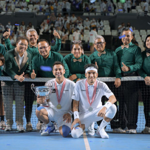 Kalahkan Desta di "Tiba-tiba Tenis", Raffi Ahmad: Lo Tetep Juara di Hati Gue!