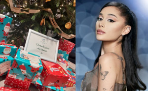 Ariana Grande Bagikan Kado Natal untuk Anak-Anak di Rumah Sakit Manchester