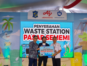Bantu Tanggulangi Sampah, Ajinomoto Luncurkan Fasilitas Waste Station