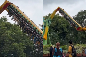 Viral! Wahana Tornado di Dufan Mendadak Berhenti saat Beroperasi