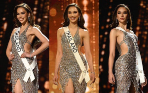 Kisah Inspiratif Miss Universe Thailand, Kenakan Gaun dari Tutup Kaleng Minuman Bekas