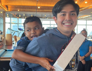 Jerome Polin Akhirnya Ketemu Nono, Bocah NTT Juara Olimpiade Matematika Tingkat Internasional