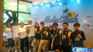 KUY! Media Group Tantang AHHA Entertainment Bertanding Olahraga Pantai