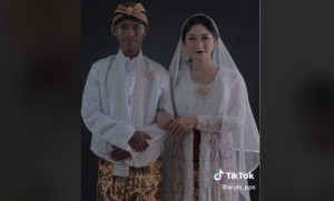 Kisah Pengantin Jawa Viral, Keduanya Miliki Warna Kulit Berbeda