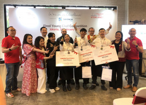 Elle & Vire Gelar Kompetisi Plated Dessert, 3 Koki Muda Jadi Juara