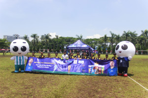 AICE, Robby Darwis & Disjasad TNI Bersinergi dalam Sepak Bola Usia Dini