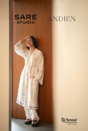 Gunakan Serat Alami TENCEL™, SARE Studio X Andien Rilis Raya Collection 2023