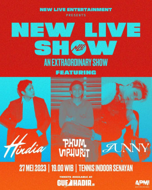 "New Live Show: An Extraordinary Show" Hadirkan Hindia, Phum Viphurit dan Junny