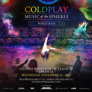 Viral Harga Tiket Konser ‘Coldplay’ Dijual Berkali Lipat di Berbagai Platform