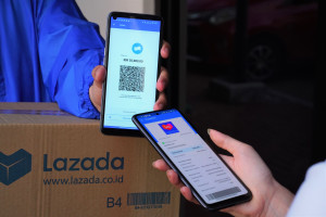 Transaksi QRIS on Delivery, Belanja Jadi Makin Praktis di Lazada