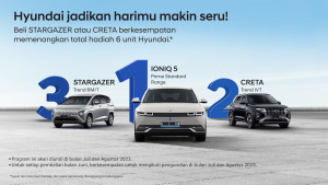 Hyundai Berikan Kesempatan Kepada Pelanggan Baru STARGAZER dan CRETA Menangkan IONIQ 5