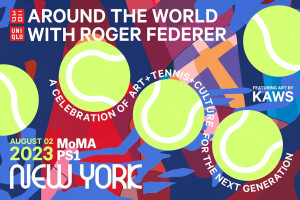 UNIQLO, Roger Federer, dan Kaws Luncurkan Around The World with Roger Federer