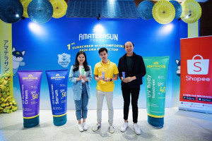 Hadirkan Sunscreen Dispenser Pertama di Indonesia, Amaterasun Raih Rekor MURI
