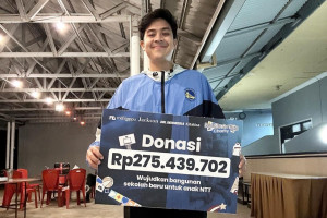 Tuai Pujian, Jerome Polin Beri Donasi untuk Pembangunan Sekolah di NTT