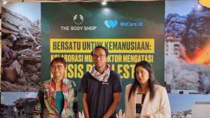 Tunjukkan Keberpihakannya, The Body Shop Beri Bantuan Kemanusiaan Rp1 Miliar Untuk Palestina