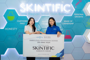 SKINTIFIC Nyalakan Semangat Pendidikan Anak Indonesia Lewat Program Anak Asuh Bersama GNOTA