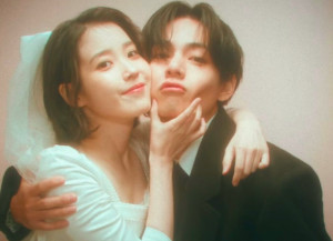 Rilis Lagu Terbaru, IU Gandeng V ‘BTS’ di Musik Video