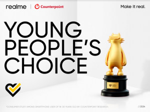 realme Raih “Young People's Choice” dari Lembaga Riset Counterpoint