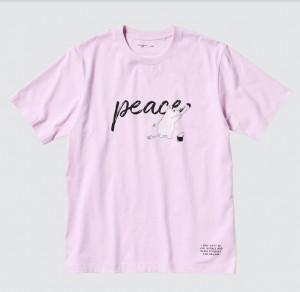 T-shirt PEACE FOR ALL UNIQLO Hadirkan 5 Desain  Baru yang Filosofis
