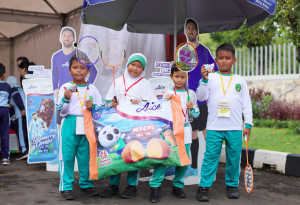 Wujudkan Generasi Emas Bulutangkis, Aice Dukung Senengminton 2024