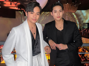 Momen Akrab Angga Yunanda dan Shenina Cinnamon Bersama Mingyu SEVENTEEN