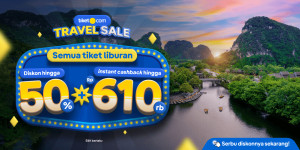 5 Ide Liburan Singkat & Hemat bersama tiket.com Travel Sale