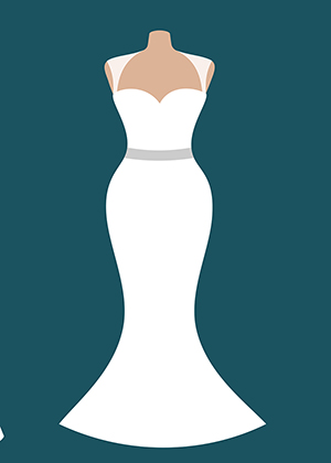 mermaid wedding dress